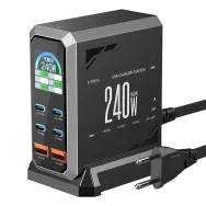Blitzwolf BW-S31 2xUSB-A, 4xUSB-C, PD, încărcător de rețea 240W.