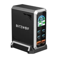 Blitzwolf BW-S31 2xUSB-A, 4xUSB-C, PD, încărcător de rețea 240W.