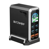 Blitzwolf BW-S31 2xUSB-A, 4xUSB-C, PD, încărcător de rețea 240W.