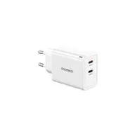 Choetech PD6013, GaN, 2x USB-C, încărcător de rețea PD65W (alb)