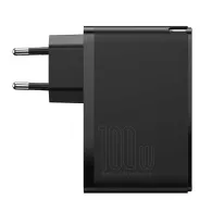 Încărcător de călătorie Baseus GaN2 Pro Quick 2x USB + 2x USB-C, 100W, EU (negru)