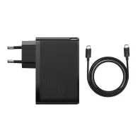 Încărcător de călătorie Baseus GaN2 Pro Quick 2x USB + 2x USB-C, 100W, EU (negru)