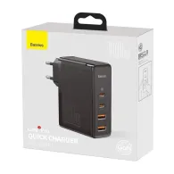 Încărcător de călătorie Baseus GaN2 Pro Quick 2x USB + 2x USB-C, 100W, EU (negru)