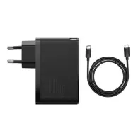 Încărcător de călătorie Baseus GaN2 Pro Quick 2x USB + 2x USB-C, 100W, EU (negru)