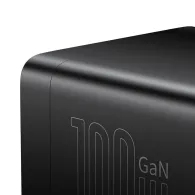 Încărcător de perete Baseus GAN3 Pro 2xUSB + 2xUSB-C + AC, 100W (Negru)