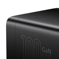 Încărcător de perete Baseus GAN3 Pro 2xUSB + 2xUSB-C + AC, 100W (Negru)