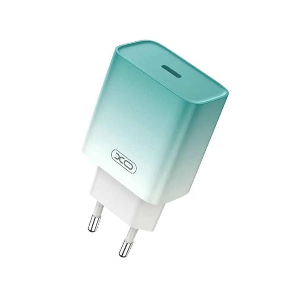 Încărcător de perete XO CE18, USB-C, PD30W (albastru)