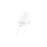 Încărcător de rețea Foneng, EU28, 1x USB, QC 3.0 + USB + cablu USB tip C