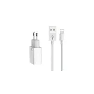 Încărcător dual USB Mcdodo CH-6720 (EU) Lightning 1m Set de călătorie (alb)