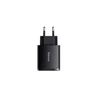 Încărcător rapid compact Baseus 2xUSB, USB-C, PD, 3A, 30W