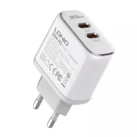 LDNIO A2528M 2USB-C încărcător de rețea pentru Apple + cablu USB-C - Lightning