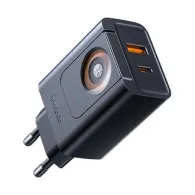 McDodo CH-3700 30W încărcător 2 în 1 USB-C+A, negru