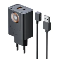 McDodo CH-3700 30W încărcător 2 în 1 USB-C+A, negru