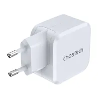 PD8007 USB-C PD45W încărcător de putere Choetech EU (alb)