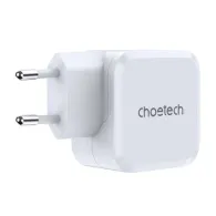 PD8007 USB-C PD45W încărcător de putere Choetech EU (alb)
