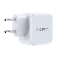 PD8007 USB-C PD45W încărcător de putere Choetech EU (alb)