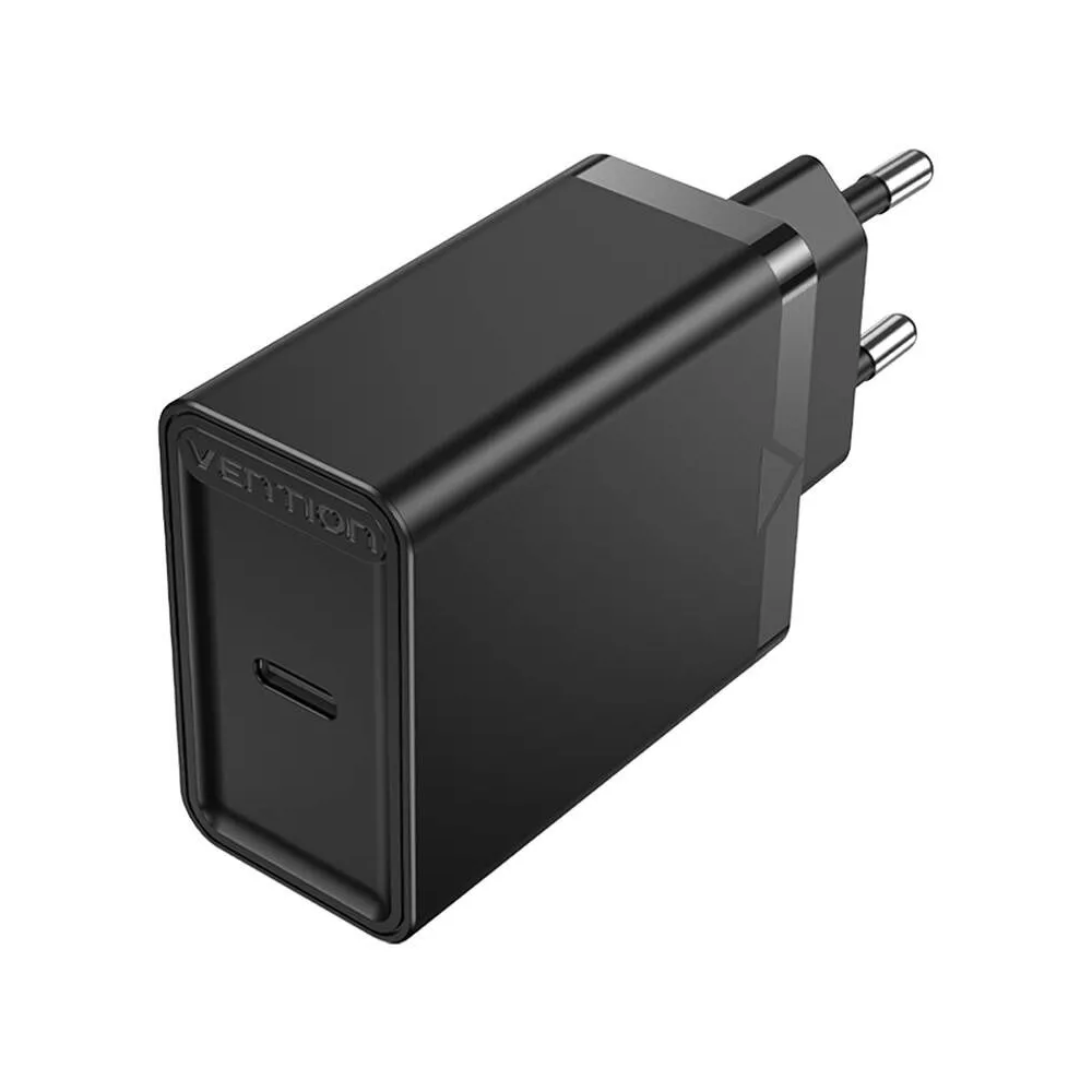 Vention FAIB0-EU USB-C 30W încărcător de perete (negru)