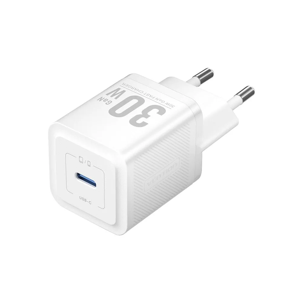 Vention FEZB0-EU Încărcător de rețea USB-C GaN (30W) (alb)