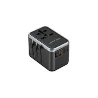 Vention FJFB0 GaN 2xUSB-C 2xUSB-A Adaptor universal de călătorie 65W (negru)