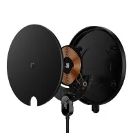 Baseus Digital LED 15W încărcător wireless inductiv (negru)