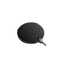 Baseus Digital LED 15W încărcător wireless inductiv (negru)