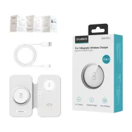 Choetech T616-F 3-in-1 încărcător inductiv (alb)