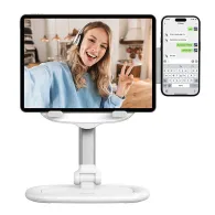 Suport pentru tabletă/telefon Baseus Seashell Series Alb