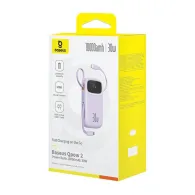 Baseus QPow 2 10000mAh 30W 2xUSB-C powerbank (violet)