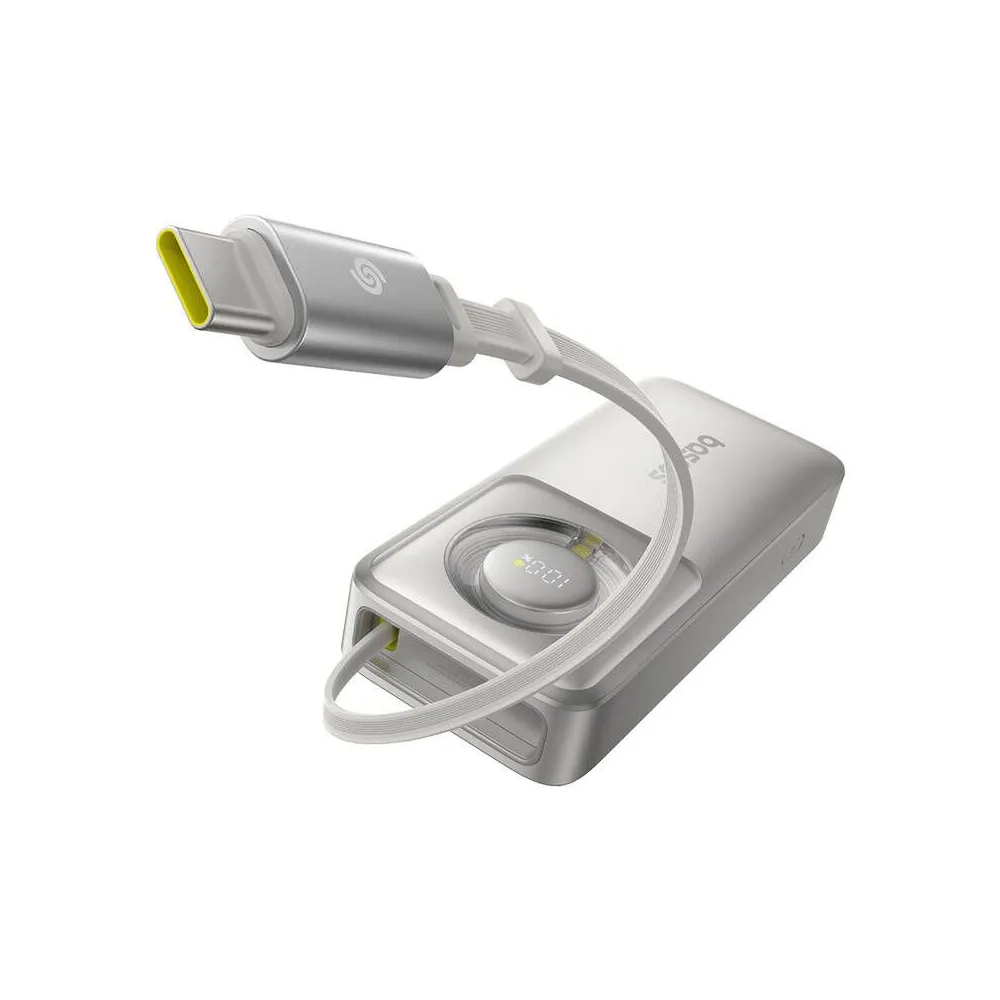 Powerbank Baseus OS Free2Pull 10000mAh 30W +cablu (gri)