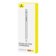 Baseus Smooth Writing Series stylus activ cu încărcare wireless, fulger (alb)