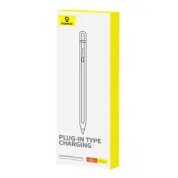 Baseus Smooth Writing Series stylus activ cu încărcare wireless, USB-C (alb)