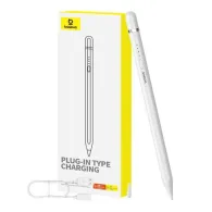 Baseus Smooth Writing Series stylus activ cu încărcare wireless, USB-C (alb)