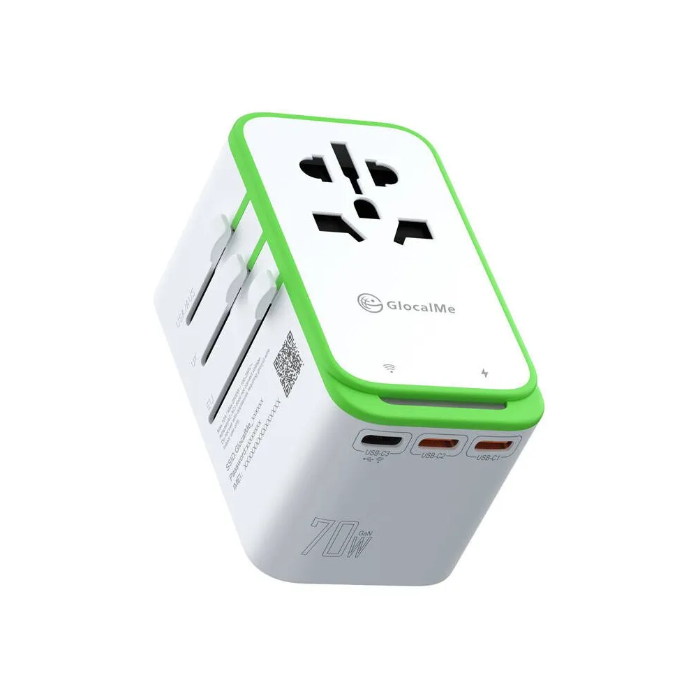 Adaptor Roamplug z hotspotem 4G/LTE Wi-Fi GlocalMe Cloud SIM