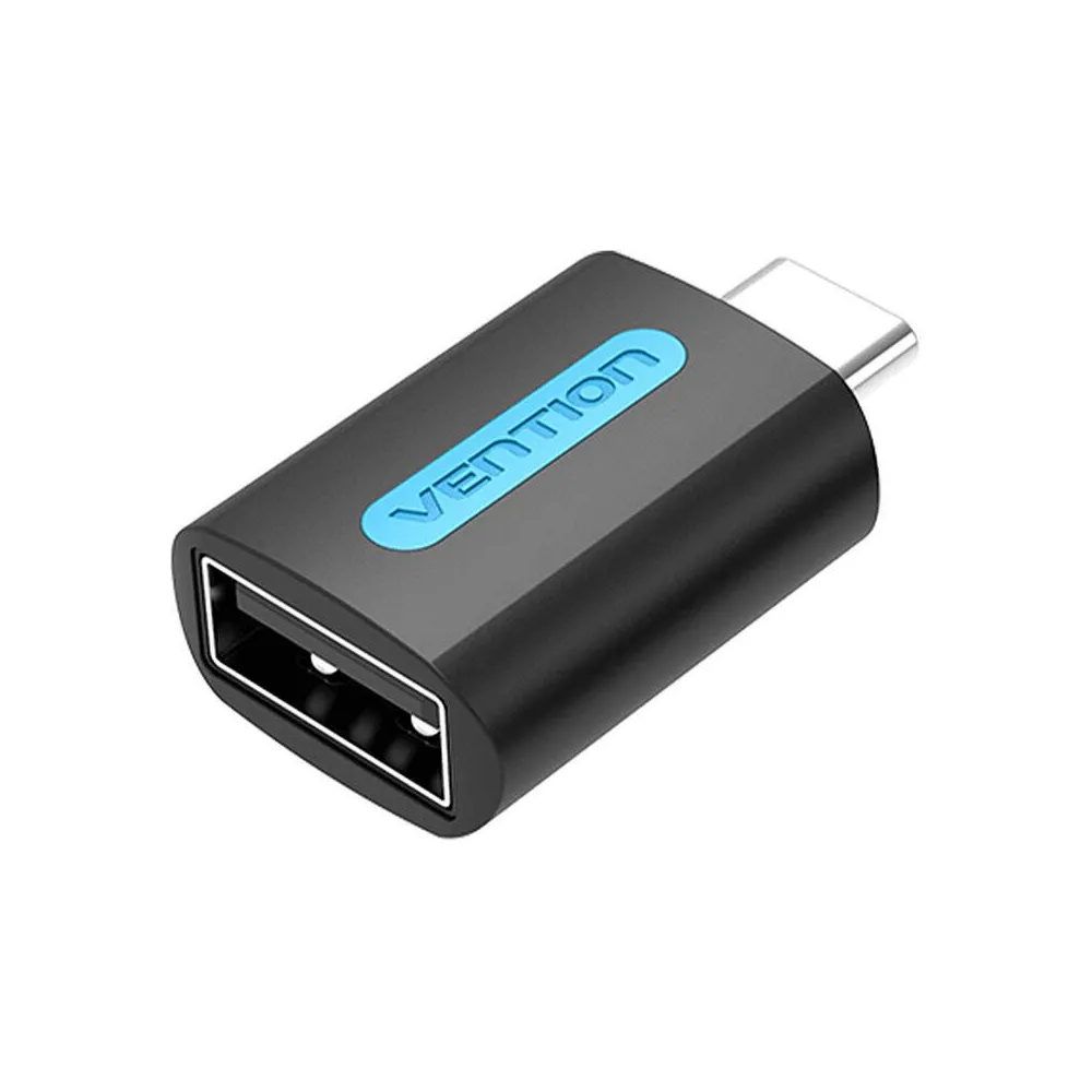 Adaptor USB Vention CDTB0, USB-C masculin la USB 2.0 feminin (negru)