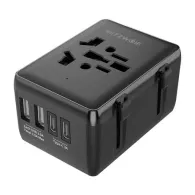 Blitzwolf BW-TA1 4-in-1 Adaptor de călătorie 2xUSB + C + PD 20W