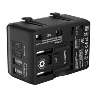 Blitzwolf BW-TA1 4-in-1 Adaptor de călătorie 2xUSB + C + PD 20W