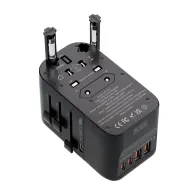 Blitzwolf BW-TA2 5-in-1 Adaptor de călătorie 2xUSB PD + 2xC QC + C GaN 100W