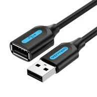 Cablu de extensie USB 2.0 de la mascul la femelă Vention CBIBJ 5m negru
