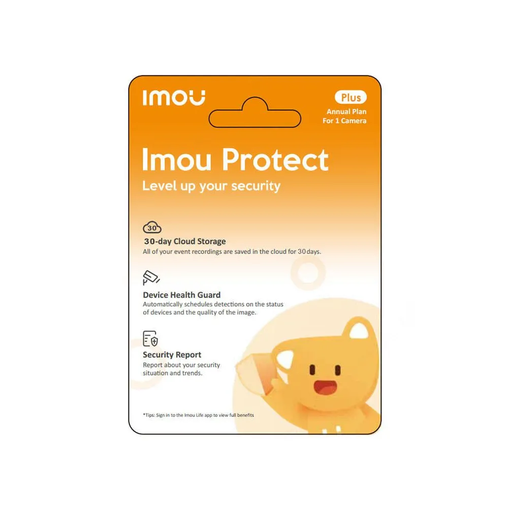 Card cadou IMOU Protect Plus (plan anual)