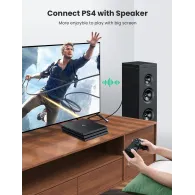 Ugreen 70890 cablu audio Toslink Negru