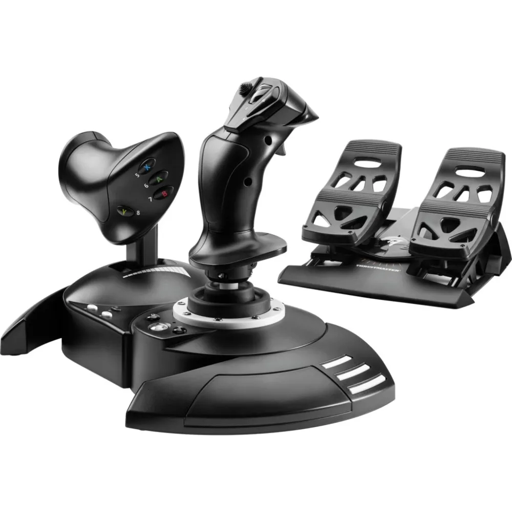 Thrustmaster T.Flight Full Kit X Negru USB Joystick Analog  Digital PC-ul, Xbox