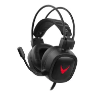 Varr VH6020B cască audio & cască cu microfon Căști Prin cablu Bandă de fixare pe cap Gaming Negru, Roşu