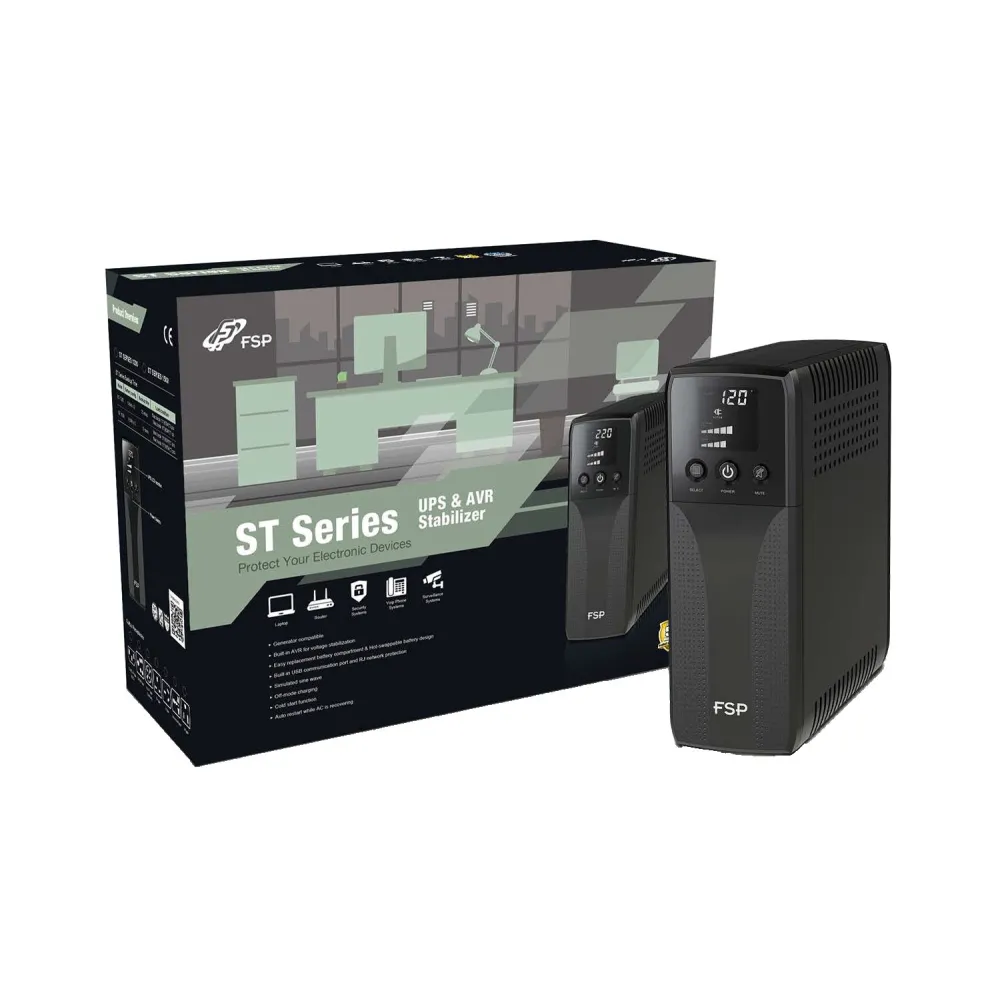 FSP ST 1200 surse neîntreruptibile de curent (UPS) Line-Interactive 1,2 kVA 720 W 4 ieșire(i) AC