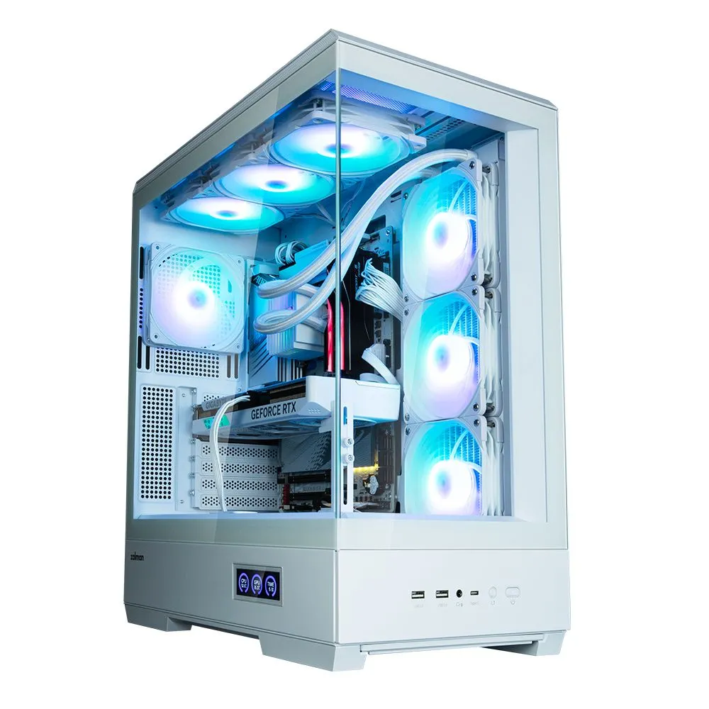 Zalman P50 DS White Midi Tower Alb