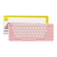 Baseus K01A Wireless Tri-Mode Keyboard Baby Pink