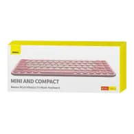 Baseus K01A Wireless Tri-Mode Keyboard Baby Pink