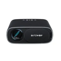 BlitzWolf BW-V4 1080p LED proiector/proiector, Wi-Fi + Bluetooth (negru)