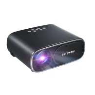 BlitzWolf BW-V4 1080p LED proiector/proiector, Wi-Fi + Bluetooth (negru)
