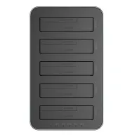 Stație de andocare Orico pentru HDD / SSD de 2,5" / 3,5", 5Gbps, USB-C la USB-C/A cu funcție de clonare (negru)