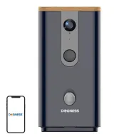 Alimentator inteligent pentru gustări cu cameră T03 Dogness (negru)